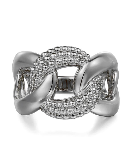 Gabriel & Co. Bujukan Collection Oval Link Ring